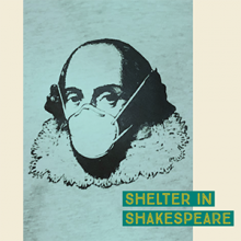 Image of Shakespeare Wearing a Mask